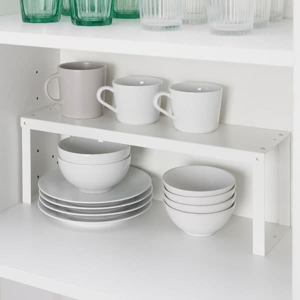 VARIERA - Shelf insert, white, 46x14x16 cm - best price from Maltashopper.com 40542958
