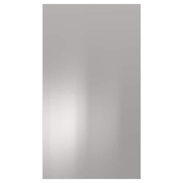 Ikea VÅRSTA - Front for dishwasher, stainless steel, 45x80 cm