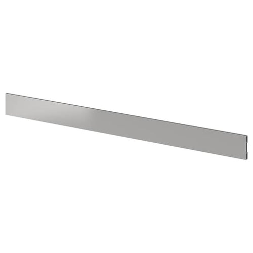 VÅRSTA - Plinth, stainless steel colour, 220x8 cm