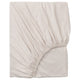 VÅRVIAL fitted sheet for day-bed, beige, 80x200 cm