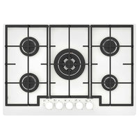 VASASTAN gas hob, IKEA 700 glass/white, 74 cm