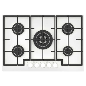 VASASTAN Gas cooktop, 700 glass/white, 74 cm , 74 cm - best price from Maltashopper.com 60523586