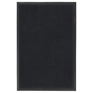 Ikea VATTENVERK - Door mat, indoor, dark grey, 100x150 cm