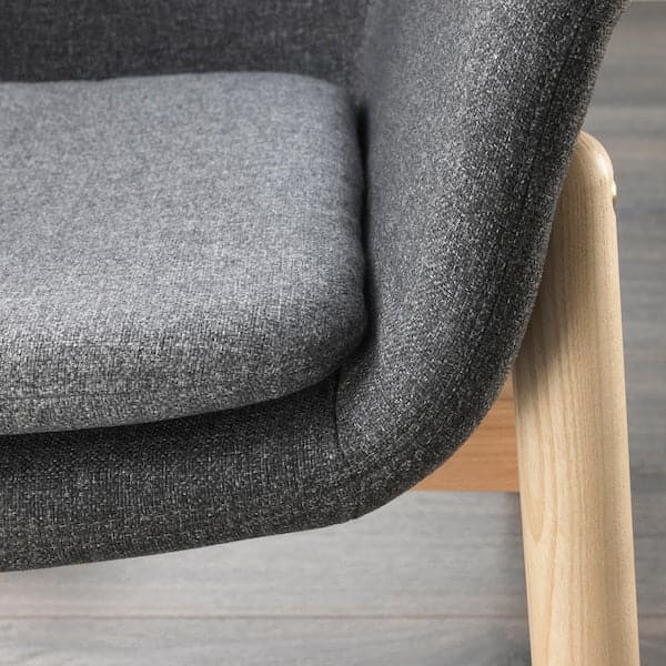 Ikea VEDBO Armchair with high backrest - Gunnared dark grey ,
