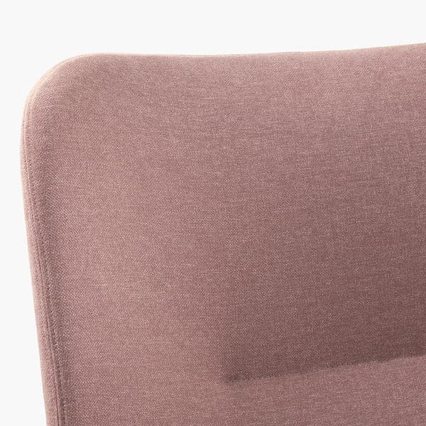 Ikea VEDBO Armchair with high backrest - Gunnared light brown-pink ,