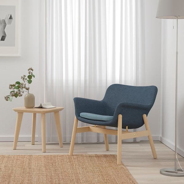 Ikea VEDBO Armchair - Gunnared Blue ,