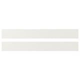 VEDDINGE drawer front, white, 80x10 cm, 2 pack