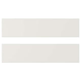 VEDDINGE drawer front, white, 40x10 cm, 2 pack