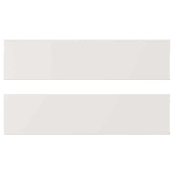 VEDDINGE drawer front, white, 40x10 cm