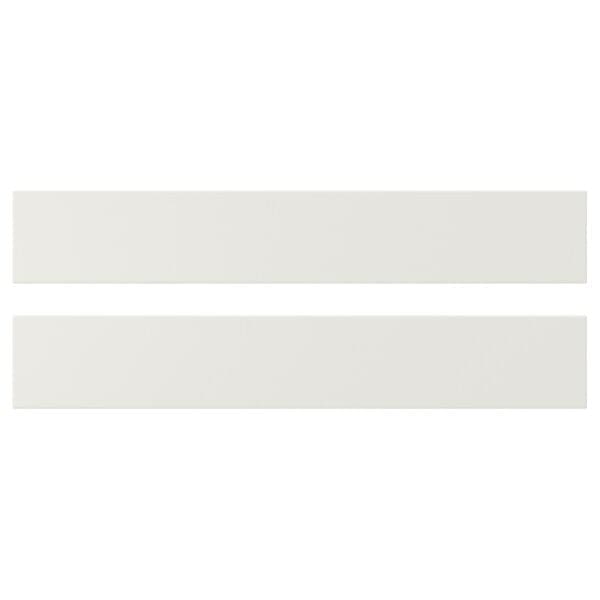 VEDDINGE drawer front, white, 60x10 cm