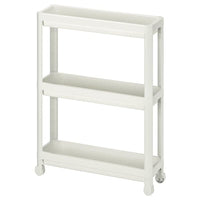VESKEN trolley, white, 54x18x71 cm