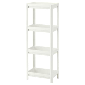 Ikea VESKEN - Shelf unit, white, 37x23x101 cm