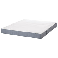 VESTMARKA sprung mattress, extra firm/light blue, 160x200 cm