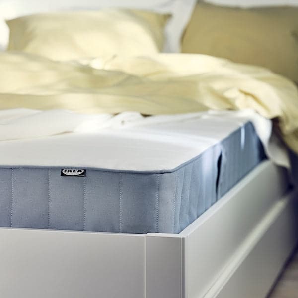 Ikea VESTMARKA - Spring mattress, rigid/blue,140x200 cm