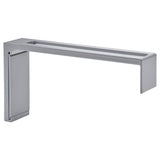 VIDGA wall fitting, silver-colour, 12 cm