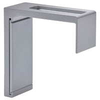 VIDGA wall fitting, silver-colour, 6 cm