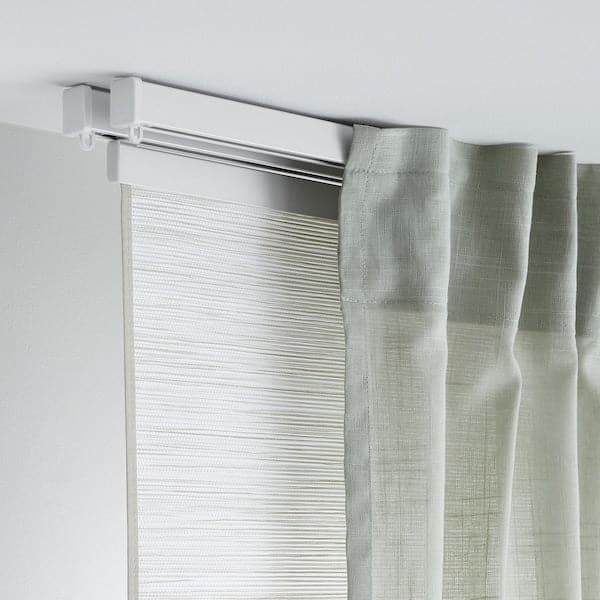 Ikea VIDGA - Single track rail, included ceiling fittings/white, 140 cm