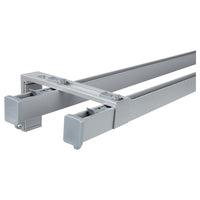 VIDGA two track wall set, silver-colour