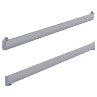 VIDGA panel curtain holder, silver-colour, 60 cm