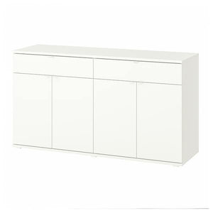 Ikea VIHALS - Sideboard, white, 140x37x75 cm