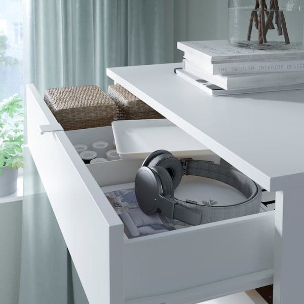 VIHALS - Chest of 6 drawers, white/anchor/unlock-function, 70x47x120 cm - best price from Maltashopper.com 30483247