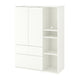 VIHALS storage unit, white, 105x37x140 cm