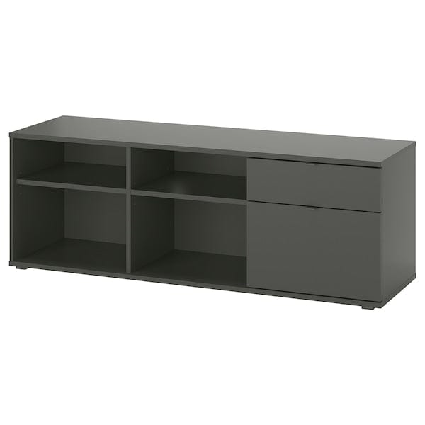 Ikea VIHALS - TV bench, dark grey, 146x37x50 cm