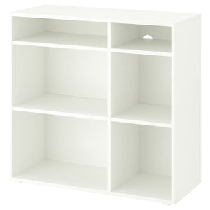 Ikea VIHALS - Shelving unit with 4 shelves, white, 95x37x90 cm