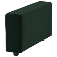 VIMLE armrest, wide/Djuparp dark green, 22x48x93 cm