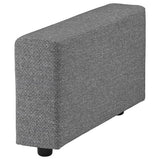 VIMLE armrest, wide/Lejde grey/black, 22x48x93 cm