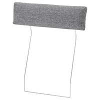 VIMLE headrest, Lejde grey/black, 70x20 cm
