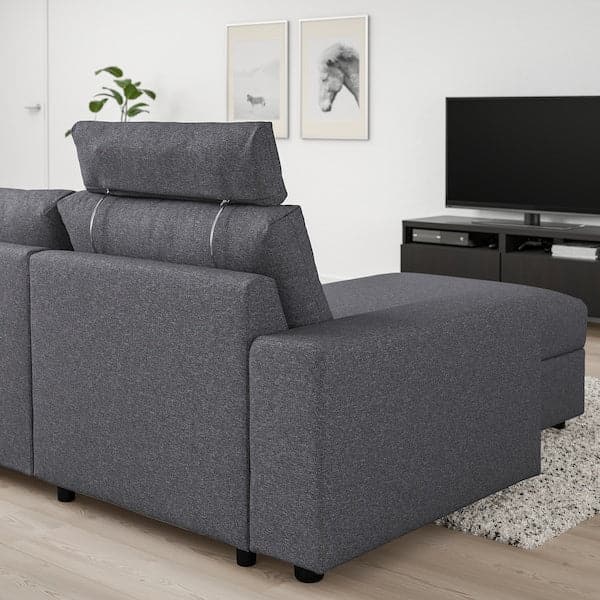 Ikea VIMLE - 3-seater sofa with chaise-longue ,