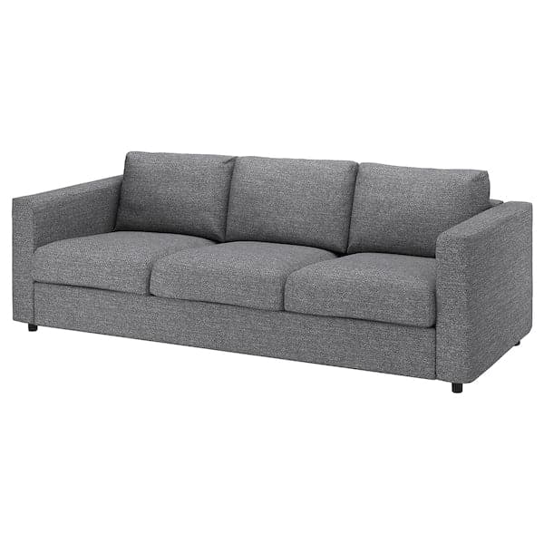 Ikea VIMLE - 3-seater sofa, Lejde grey/black ,