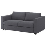 VIMLE 2-seat sofa-bed, Gunnared medium grey, 190 cm