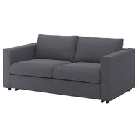 VIMLE 2-seat sofa-bed, Gunnared medium grey, 190 cm