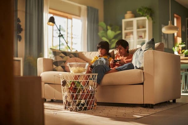 Ikea VIMLE - 2-seater sofa bed, Hallarp beige ,