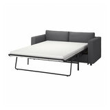 VIMLE 2-seat sofa-bed, Hallarp grey, 190 cm