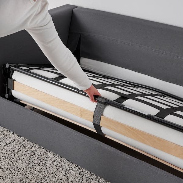 VIMLE - 2-seater sofa bed, Hallarp grey , - best price from Maltashopper.com 09537030