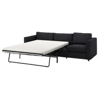 VIMLE 3-seat sofa-bed, Hillared anthracite, 261 cm