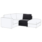 VIMLE 1-seat section, Djuparp dark grey, 71 cm