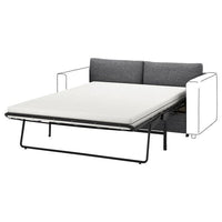 VIMLE 2-seat sofa-bed section, Lejde grey/black, 160 cm