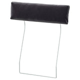 VIMLE cover for headrest, Djuparp dark grey