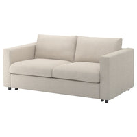 VIMLE cover for 2-seat sofa-bed, Gunnared beige
