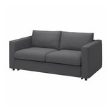 VIMLE cover for 2-seat sofa-bed, Hallarp grey