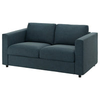 VIMLE cover for 2-seat sofa-bed, Hillared dark blue