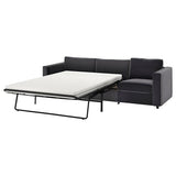 VIMLE cover for 3-seat sofa-bed, Hillared dark blue