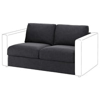 VIMLE cover for 2-seat section, Hillared anthracite