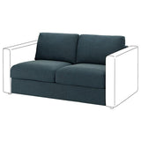 VIMLE cover for 2-seat section, Hillared dark blue