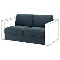 VIMLE cover for 2-seat section, Hillared dark blue