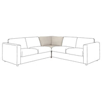 VIMLE cover for corner section, Gunnared beige